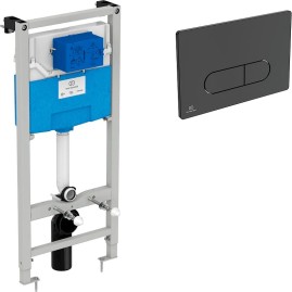 Инсталляция IDEAL STANDARD PROSYS TT00007/115A6 для унитаза с Черной матовой клавишей смыва